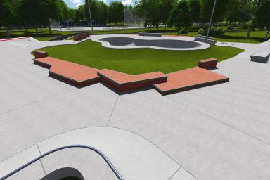 Skatepark project - Warsaw Ochota