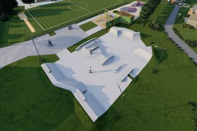 Concrete skate park project - Bystra Podhalanska