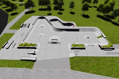 Skatepark project - Swarzedz