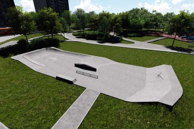 Skatepark project - Żelechlinek
