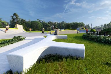 Concrete skatepark project - Więcbork
