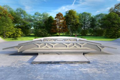 Concrete skatepark project - Siemianice