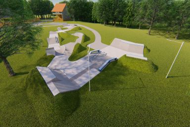 Projekt Skatepark - Kraków (Kąpielowa Straße)