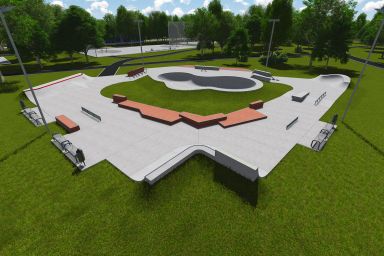 Skatepark project - Warsaw Ochota