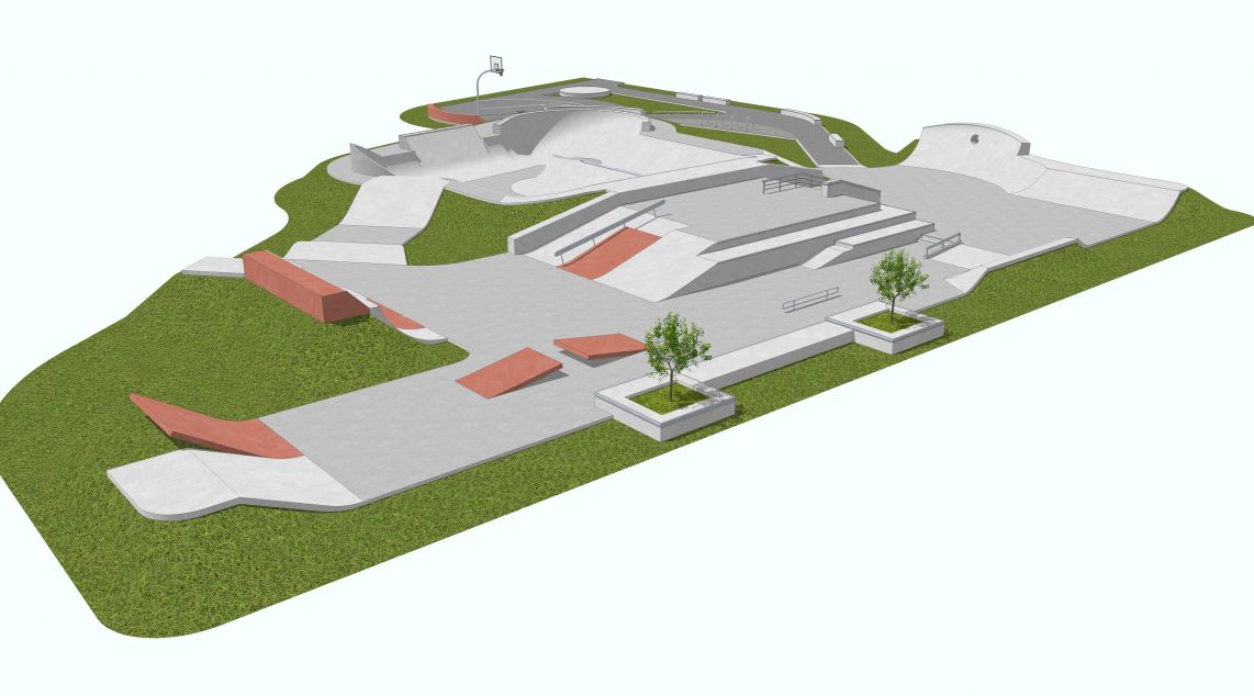 Skatepark visualization - Slo Concept