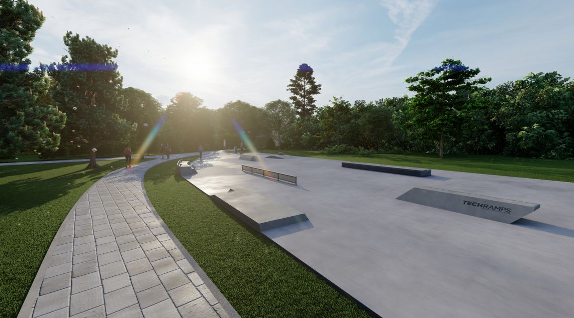 Skatepark visualization - Slo Concept