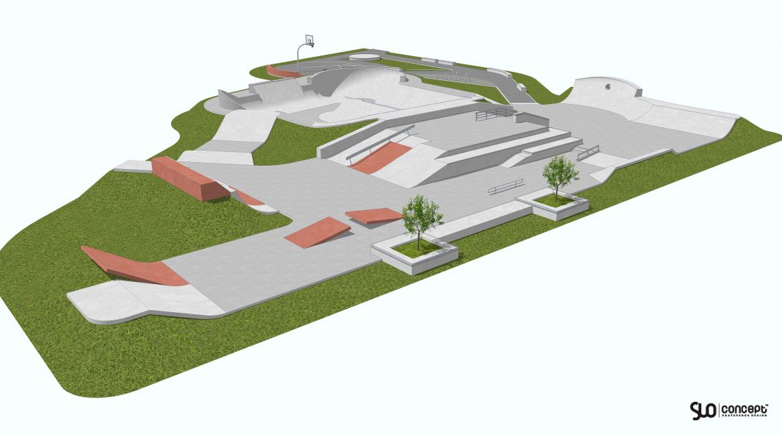 Skatepark visualization - Slo Concept