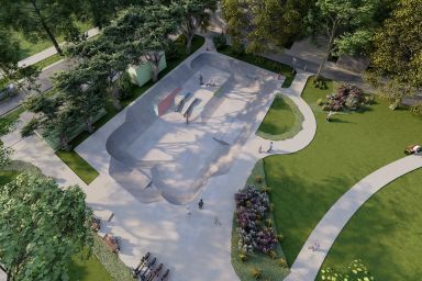 Skatepark project - Wrocław (Pilczyce)