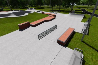 Skatepark project - Warsaw Ochota