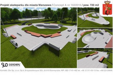 Skatepark project - Warsaw Ochota