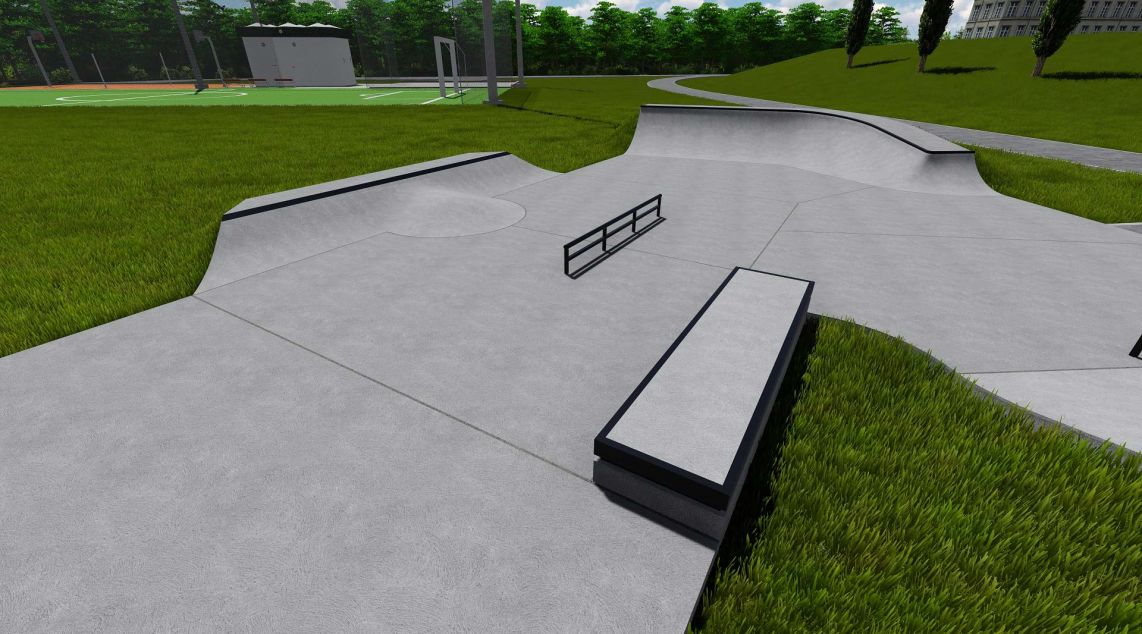 Skatepark visualization - Slo Concept