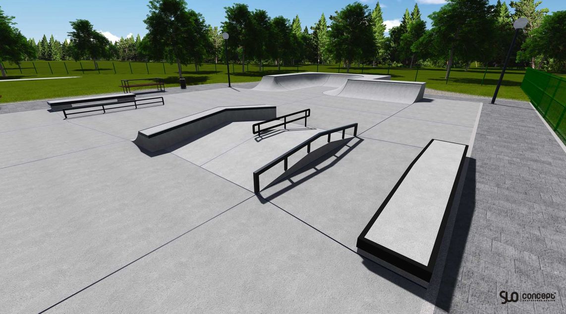 Skatepark visualization - Slo Concept