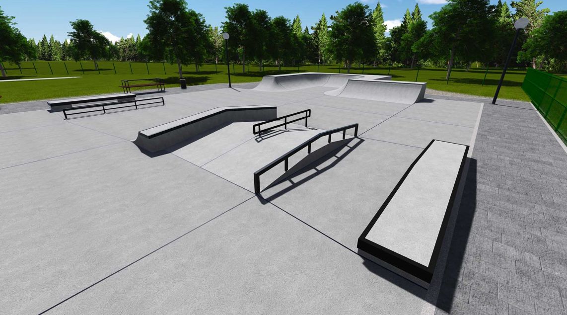 Skatepark visualization - Slo Concept