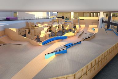 Projekt skateparku modułowego Indoor - Dubaj