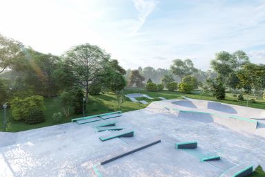 Projet de skatepark en béton - Wojkowice