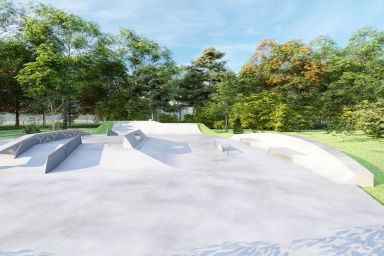 Skateparkprosjekt i betong - Siemianice