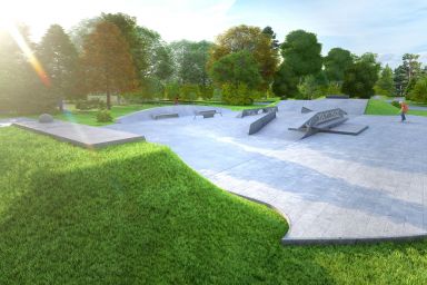 Projekt Skatepark aus Beton - Siemianice