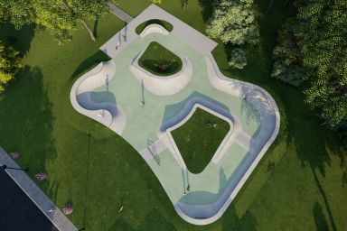 Projekt skateparku - Szczecin (ul. Chełmińska)